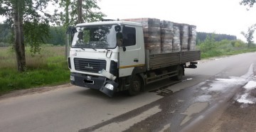 попал в аварию на рабочей машине