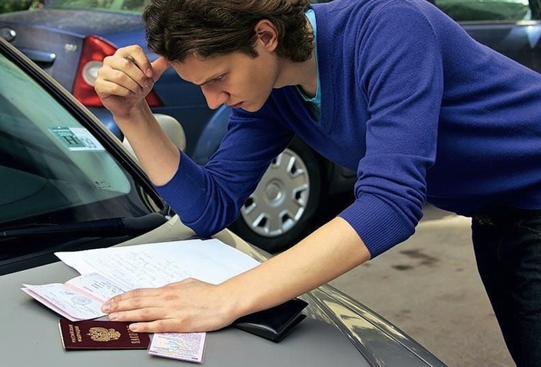 ДТП на парковке